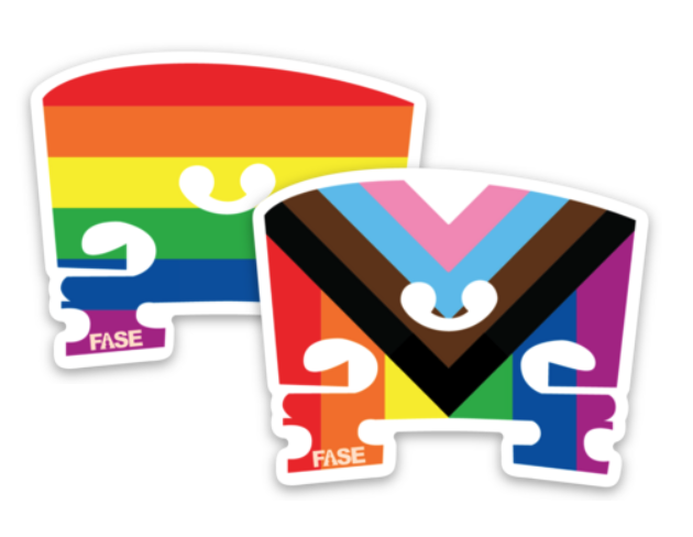 String Pride Case Stickers  FASE: Foundation for the Advancement