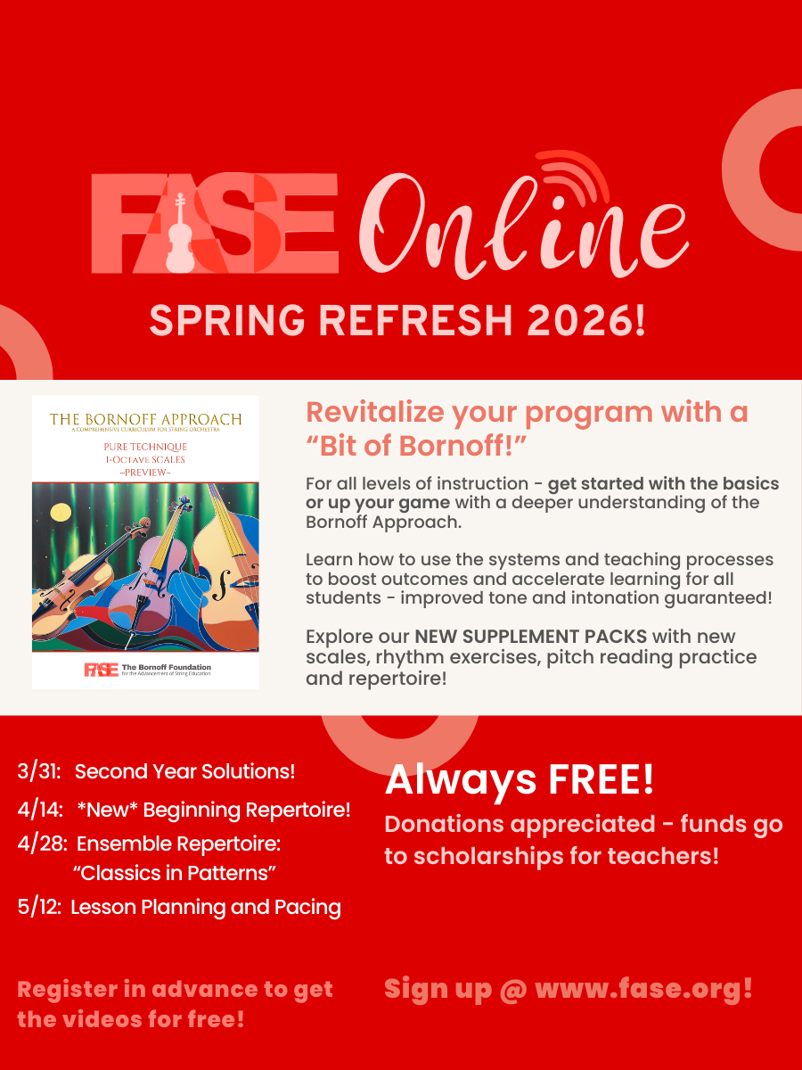 | FASE: Foundation for the Advancement of String Education