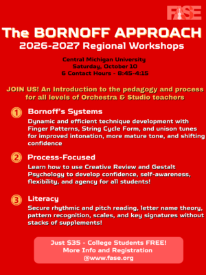Bornoff Regional Workshop - Central Michigan University, October 10, 2026